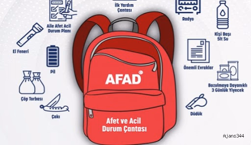Afet ve Acil Durum Çantası 3