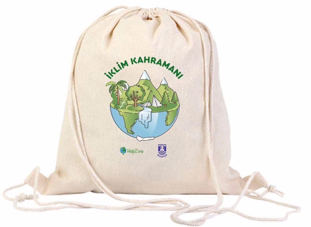 Recyclable Drawstring Cloth Bag - Büzgülü Sırt Çantaları