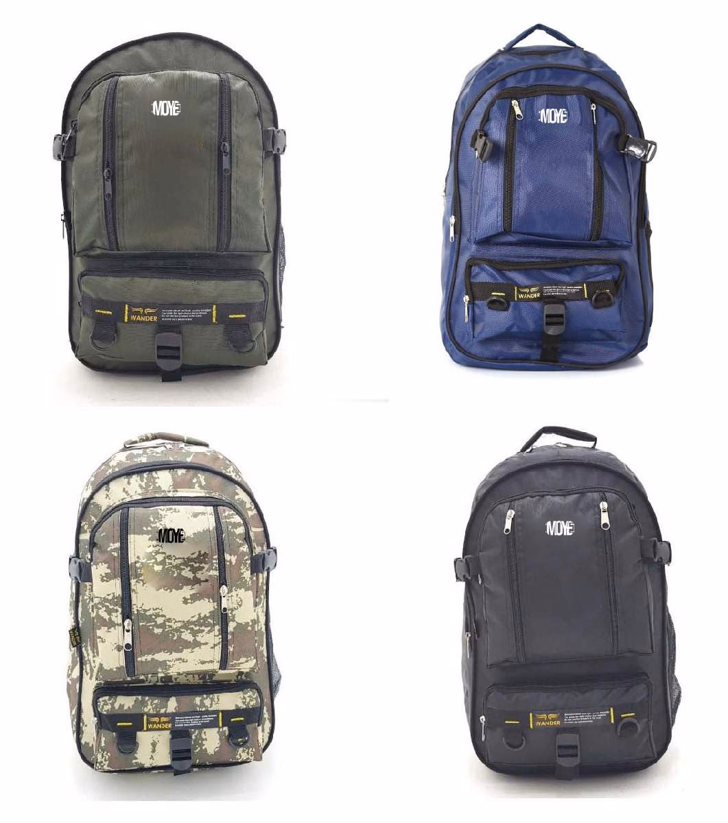 Three-Front-Pocket Hiking Backpack - Dağcı Sırt Çantaları