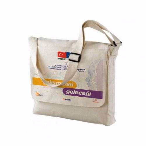 Cotton Raw Cloth Bag - Ham Bez Çantalar