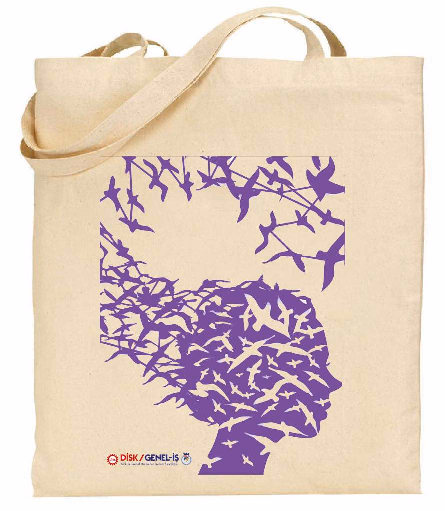 Book and Document Cloth Bag - Ham Bez Çantalar