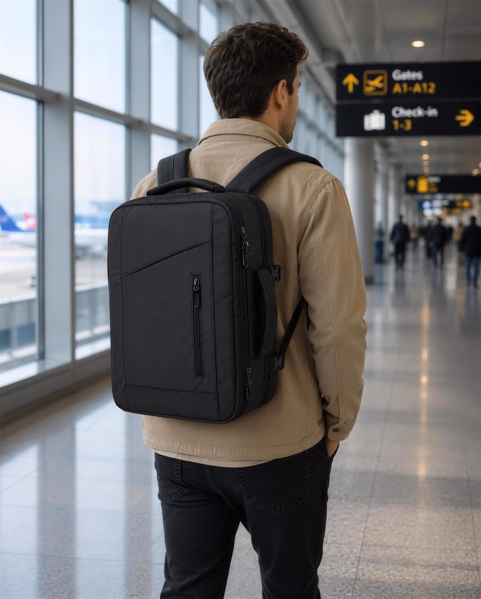 Expandable Laptop Backpack 2