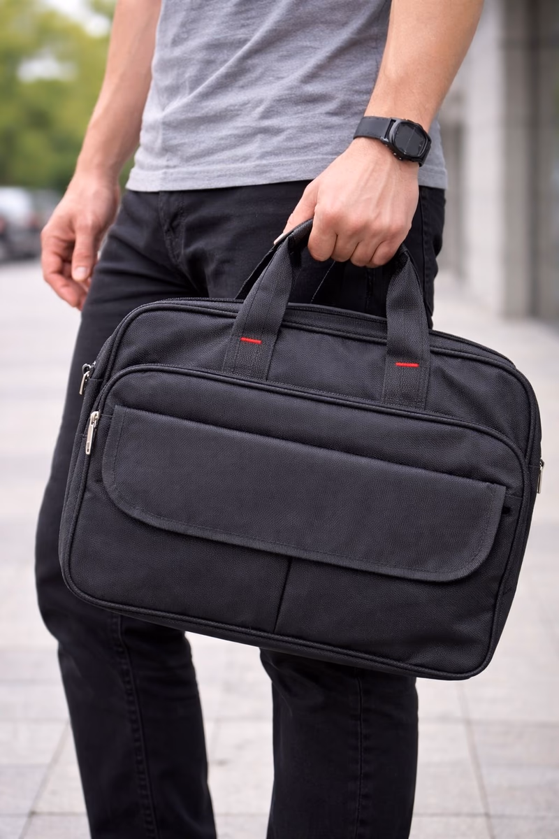 A4 Laptop Evrak Çantası - Kumaş Evrak Çantaları