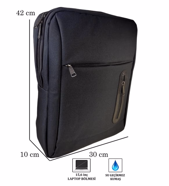 Thermal Leather-Detail Backpack - Promosyon Sırt Çantaları