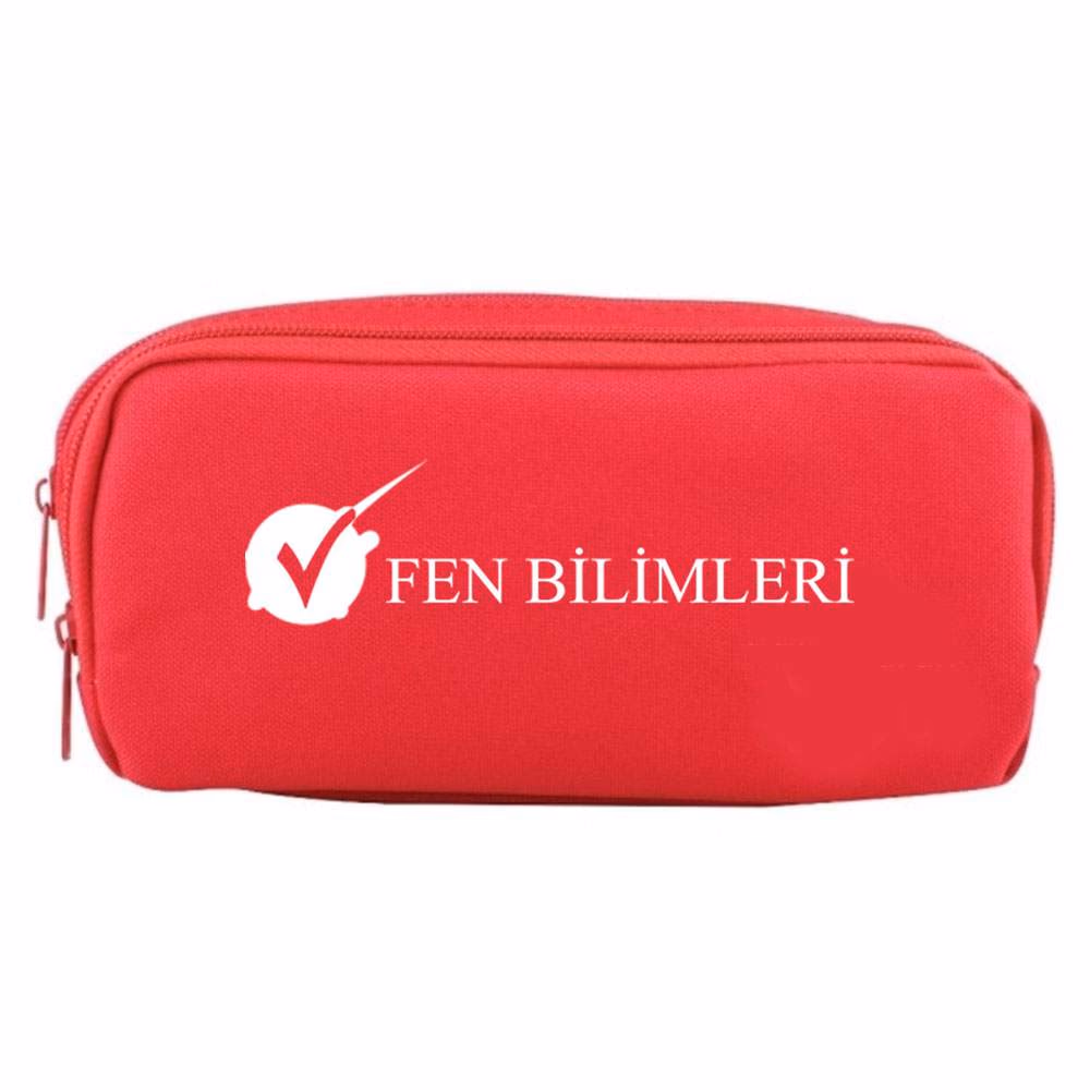Student Double-Pocket Pencil Case - Kalemlikler
