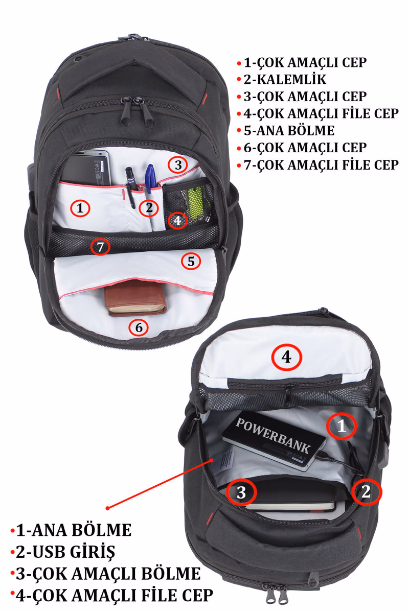 Laptop-Compartment Backpack 2