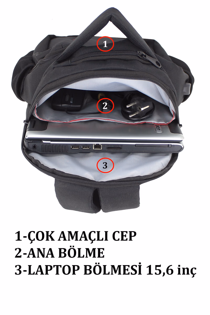 Laptop-Compartment Backpack 4