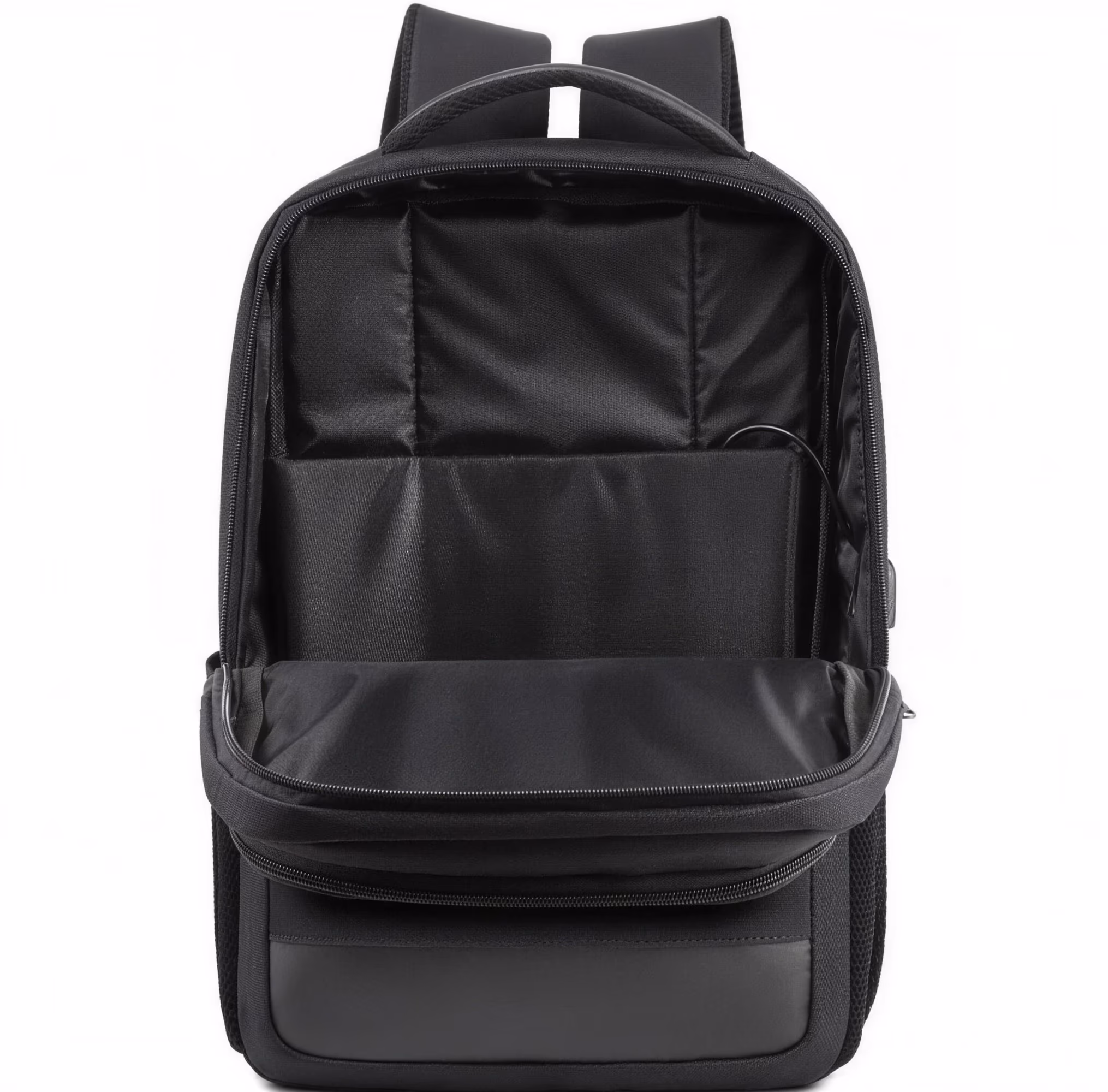 USB Girişli Seyahat Laptop Sırt Çantası 5